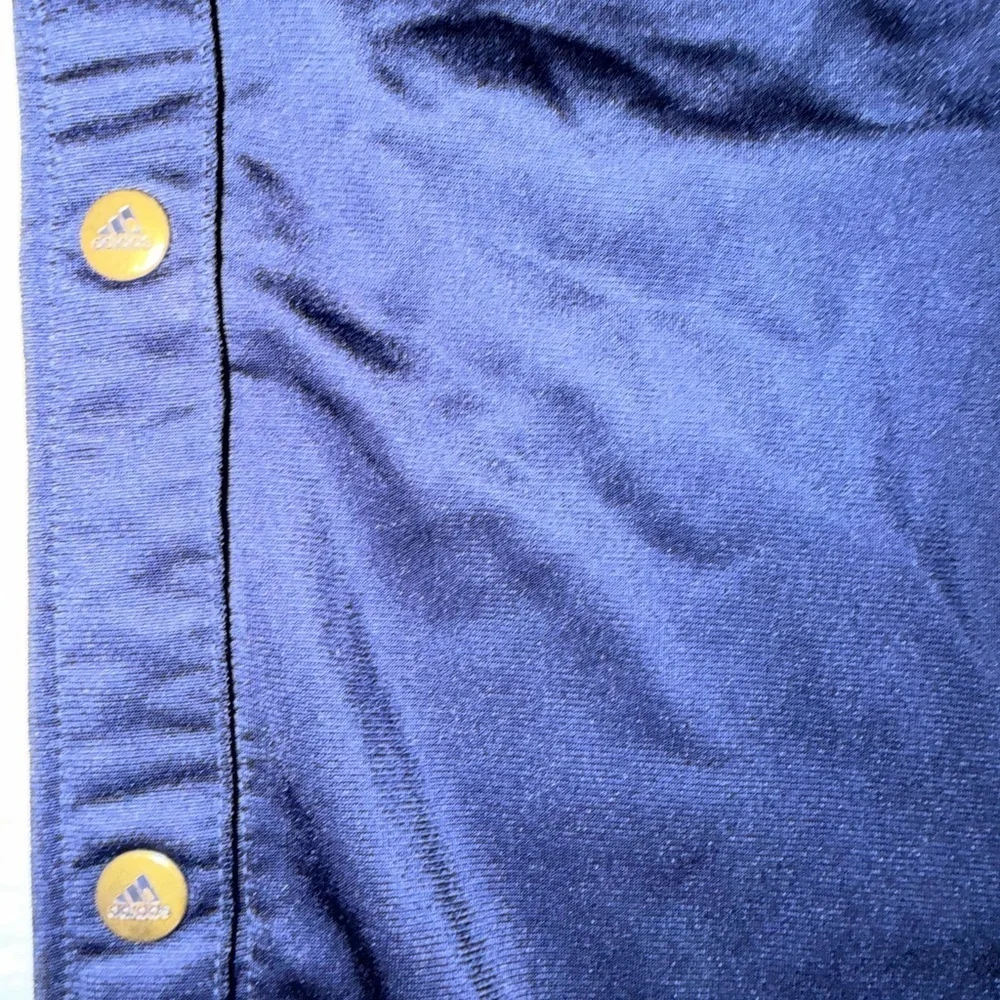 VTG Adidas Y2K Athletic Workout Gym Button Down Track Pants Size Large.